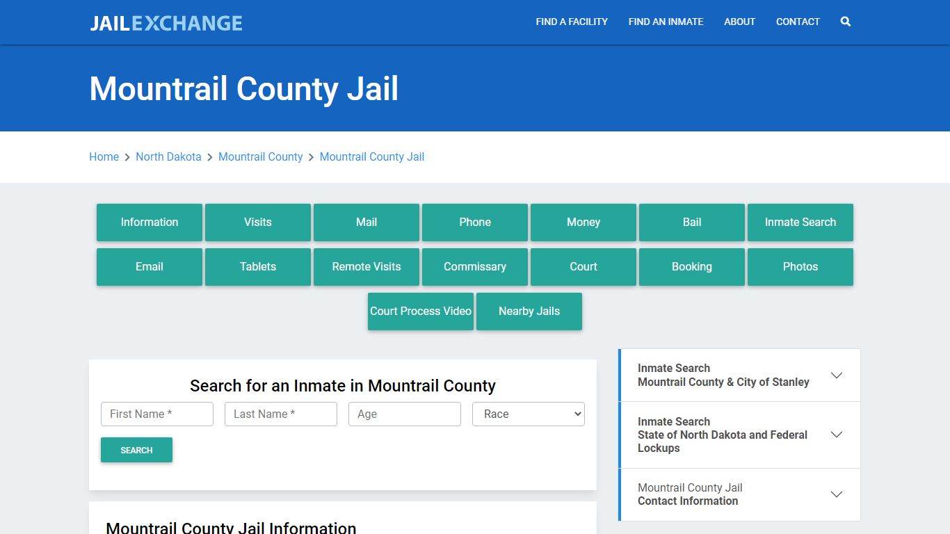 Mountrail County Jail Roster Lookup, ND, Inmate Search